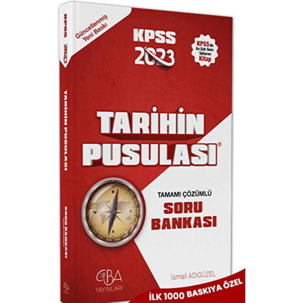 Cba Akademi KPSS 2023 Tarihin Pusulası Soru Bankası Çözümlü (Ciltli) KPSS Fiyatı