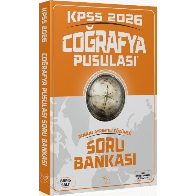 Cba Akademi KPSS 2026 Coğrafya Pusulası Soru Bankası Çözümlü Mesleki Hazırlık İçin Barış Salt Diğer Fiyatı