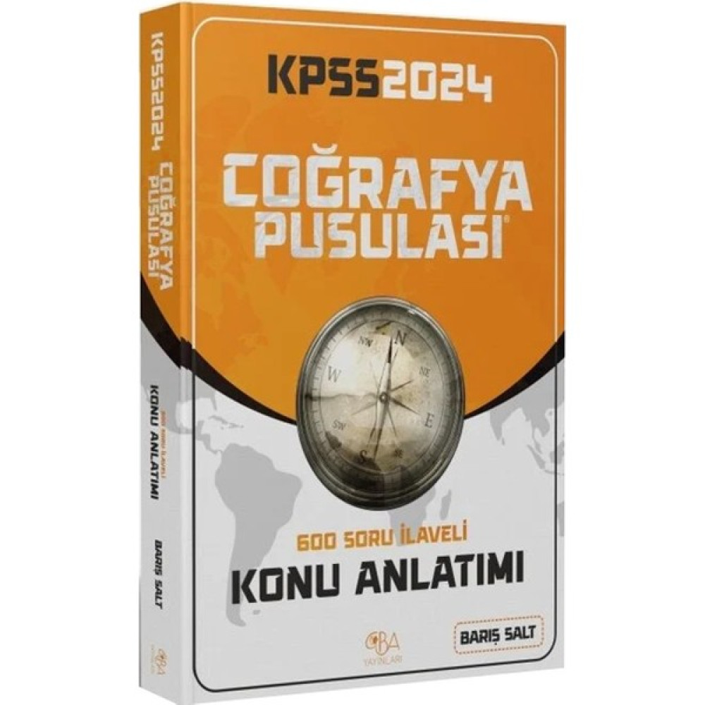 Cba Yayınları 2024 Kpss Coğrafya Pusulası Konu Anlatımlı – Barış Salt Ders Sınav Kitapları Fiyatı