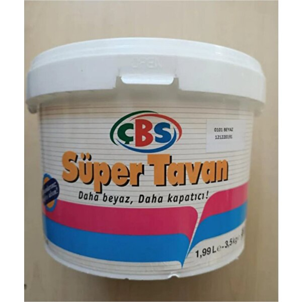 Çbs Super Tavan Boyası 17,5 kg Boyalar & Boyacı Aletleri Fiyatı