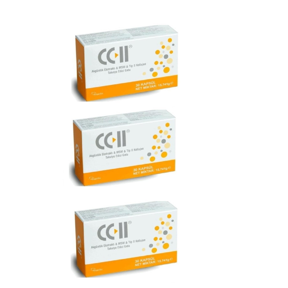 CC-II Tip 2 Kollajen 30 Kapsül 3lü Paket Sağlık Fiyatı
