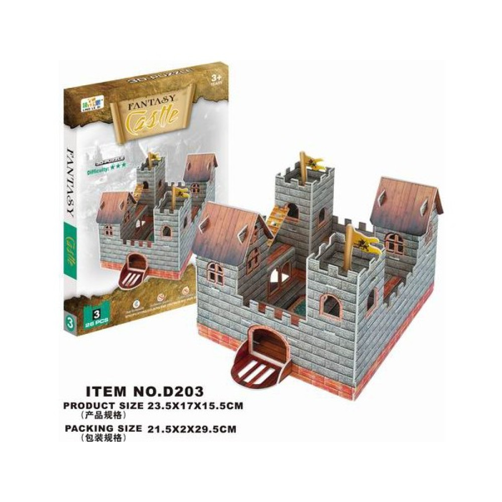 Cc Oyuncak 3D Puzzle Fantasy Castle - 26 Parça Puzzle & Aksesuarları Fiyatı