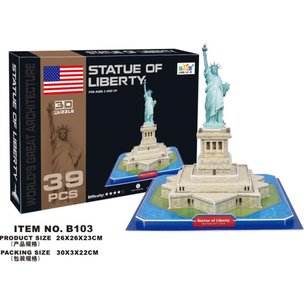 Cc Oyuncak 3D Puzzle Statue Of Liberty - 39 Parça Puzzle & Aksesuarları Fiyatı