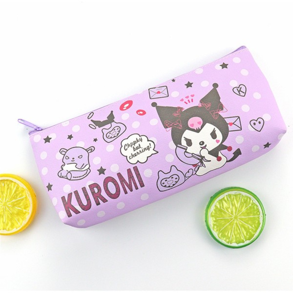 CCmoo Pretty Karikatür Sanrio Sanrio Kuromi Melody Pu Tek Katmanlı Kırtasiye Kırtasiye Malzemesi Saklama Kuromi Kalem Kutusu (Yurt Dışından) - Pembe Kalemlik (Kalem Kutusu) Fiyatı
