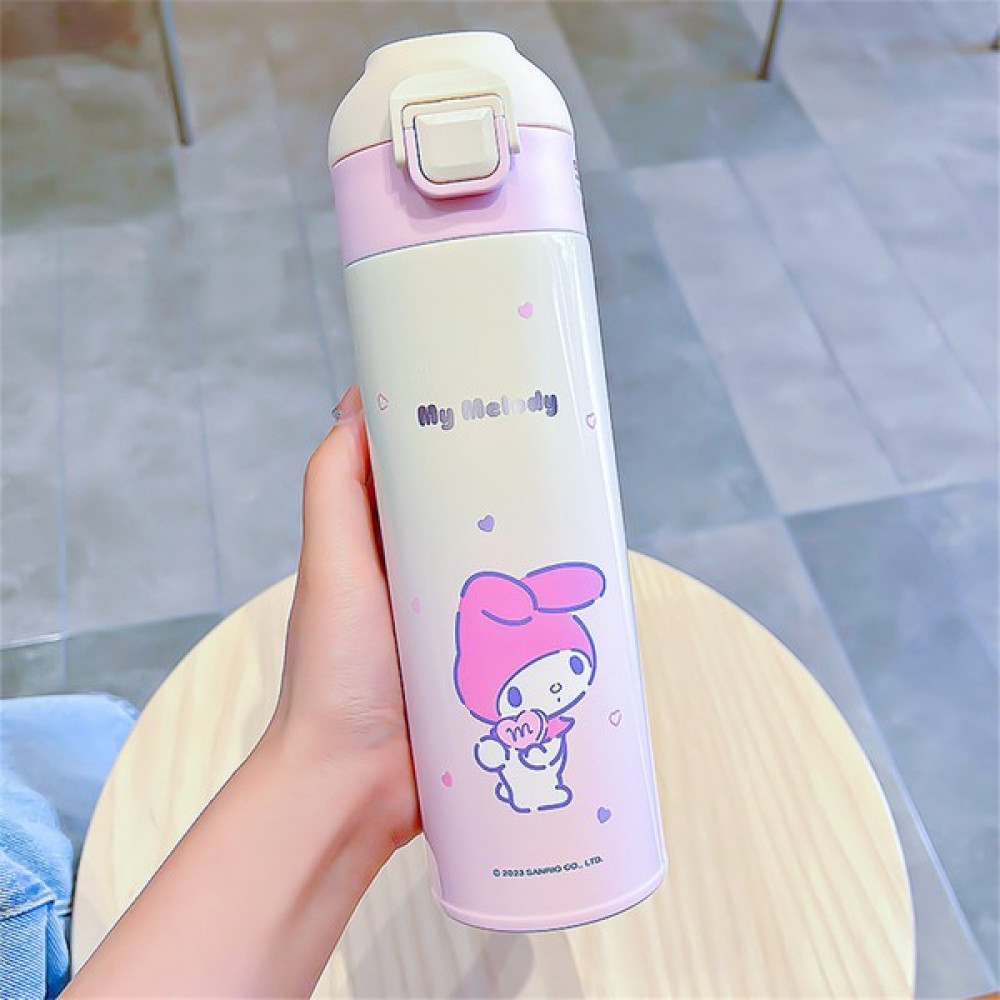 CCmoo Pretty Sanrio Kurome Çocuk Termos Bardak Kızlar Paslanmaz Çelik 316 Doğrudan Içme Suyu Bardağı Öğrenci Okul Özel Su Isıtıcısı Melodi Tozu #50... Suluk Fiyatı