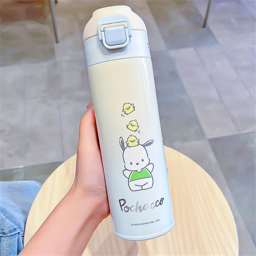 CCmoo Pretty Sanrio Kurome Çocuk Termos Bardak Kızlar Paslanmaz Çelik 316 Doğrudan Içme Suyu Bardağı Öğrenci Okul Özel Su Isıtıcısı Pacha Köpek Yeş... Suluk Fiyatı