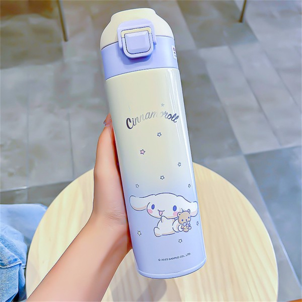CCmoo Pretty Sanrio Kuromi Çocuk Termos Bardak Kızlar Paslanmaz Çelik 316 Doğrudan Içme Suyu Bardağı Öğrenci Okul Özel Su Isıtıcısı Tarçın Köpek Ma... Suluk Fiyatı