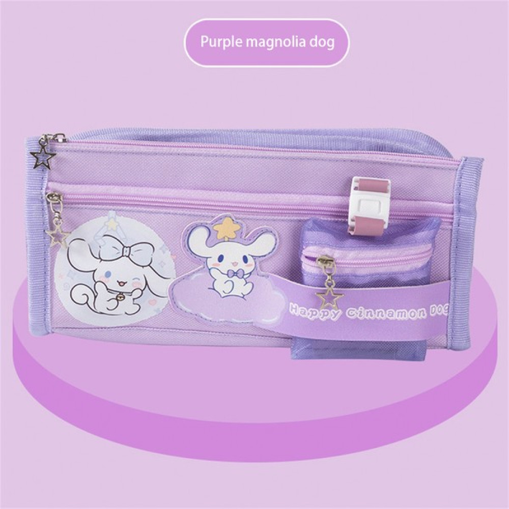 CCmoo Pretty Sanrio Kuromi Kızlar Büyük Kapasiteli Tarçın Köpek Melodi Öğrenciler Sevimli Kalem Kutusu (Yurt Dışından) - Mor - 1 Adet Kalemlik (Kalem Kutusu) Fiyatı