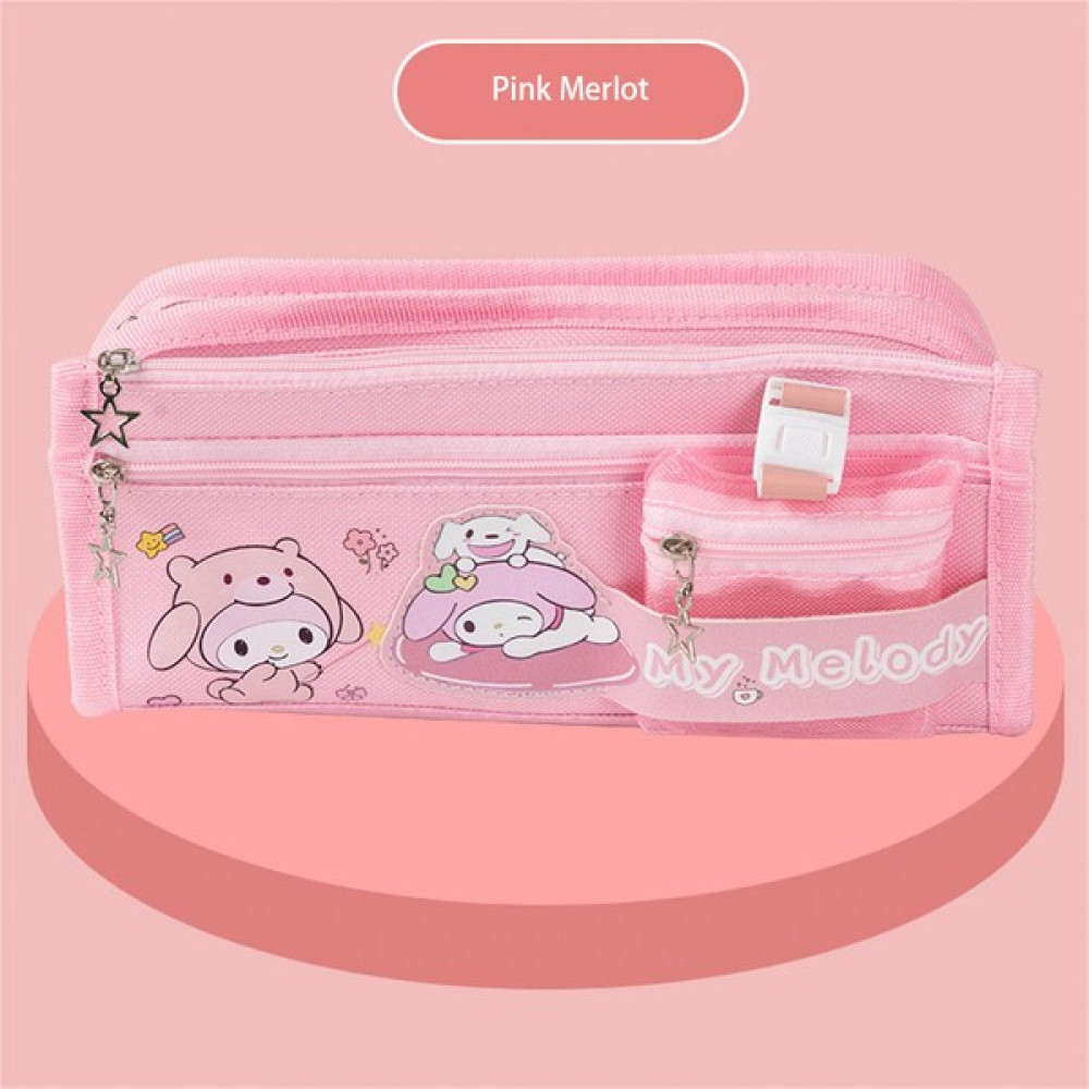 CCmoo Pretty Sanrio Kuromi Kızlar Büyük Kapasiteli Tarçın Köpek Melodi Öğrenciler Sevimli Kalem Kutusu (Yurt Dışından) - Pembe - 1 Adet Kalemlik (Kalem Kutusu) Fiyatı