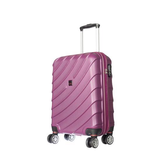 ÇÇS 5143 Abs Trolley Mor Kabin Boy Valiz