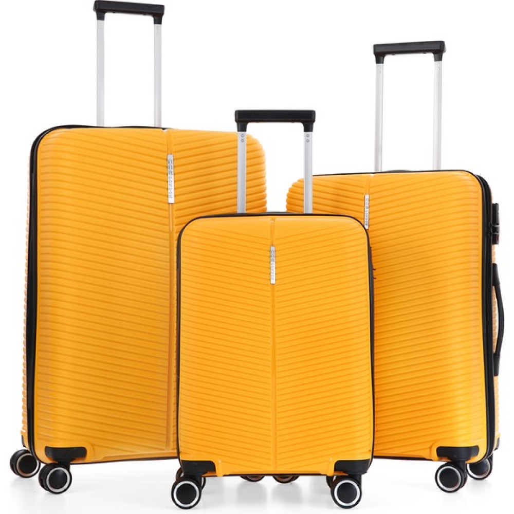 Ççs Sarı  5224 Polipropilen 3 Lü Valiz Seti Çanta (Outdoor) Fiyatı
