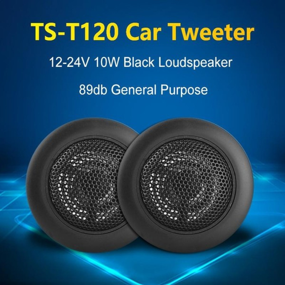 Cdwishbest 2 Adet Araba Evrensel Hoparlör Araç Kapı Oto Ses Müzik Stereo Hifi Tweeter TS-T120 12-24V 10W 89DB Siyah Hoparlör Aksesuarı (Yurt Dışından) Oto Hoparlörleri & SubWoofer Fiyatı