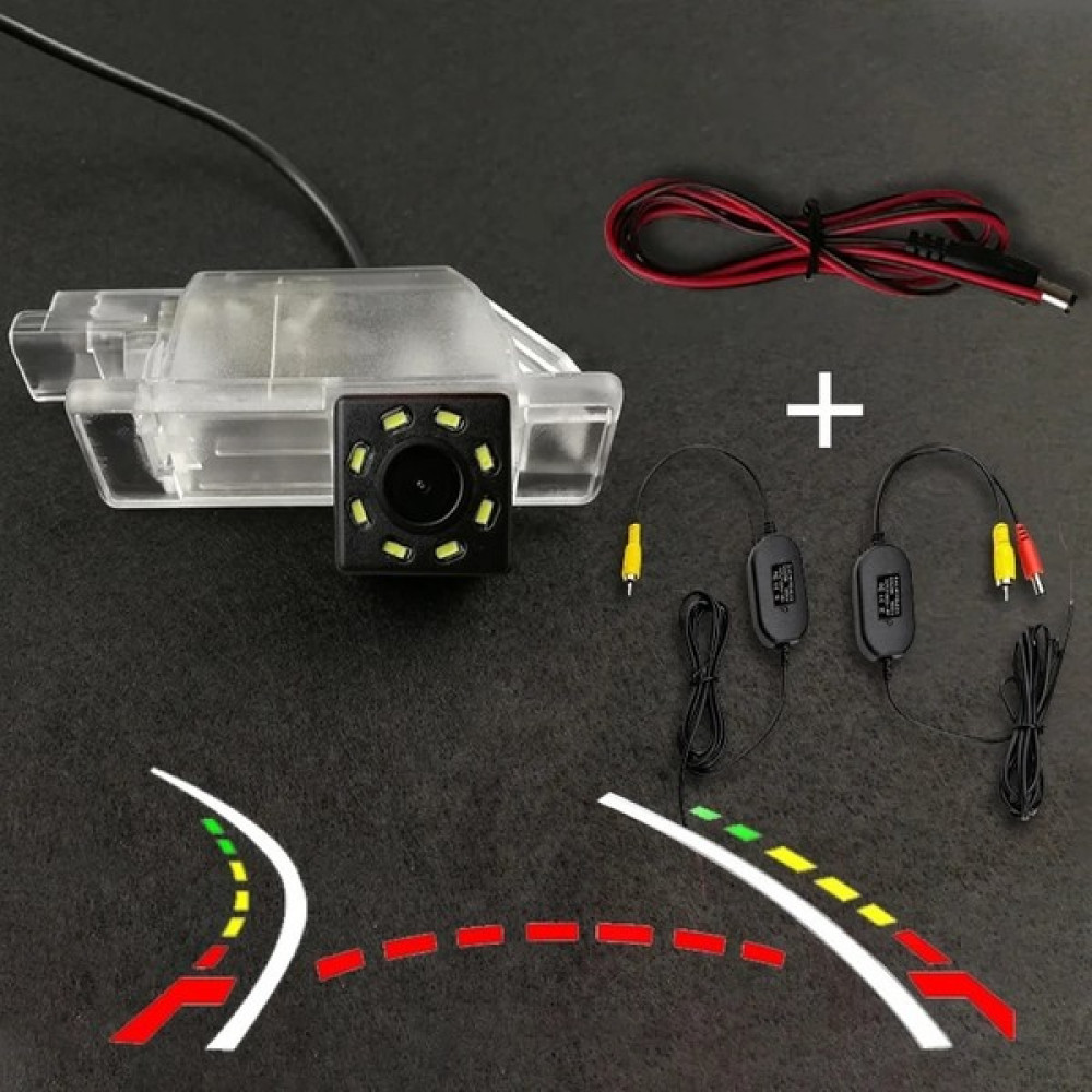 Cdwishbest Dinamik Kablosuz Kit Hd Kablosuz Araç Ccd Arka Kamera Balıkgözü 4 8 12 LED Dinamik Gece Görüş Peugeot 301 308 408 508 2013 2014 Citroen ... Oto Görüntü Sistemleri Fiyatı