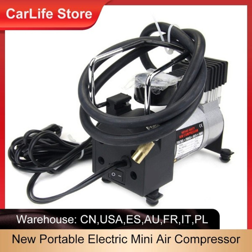 Cdwishbest Yeni Taşınabilir Mini Hava Kompresörü Elektrikli Lastik Şişirme Pompası 12 Volt Araba 12V Psı (Yurt Dışından) Lastikler Fiyatı