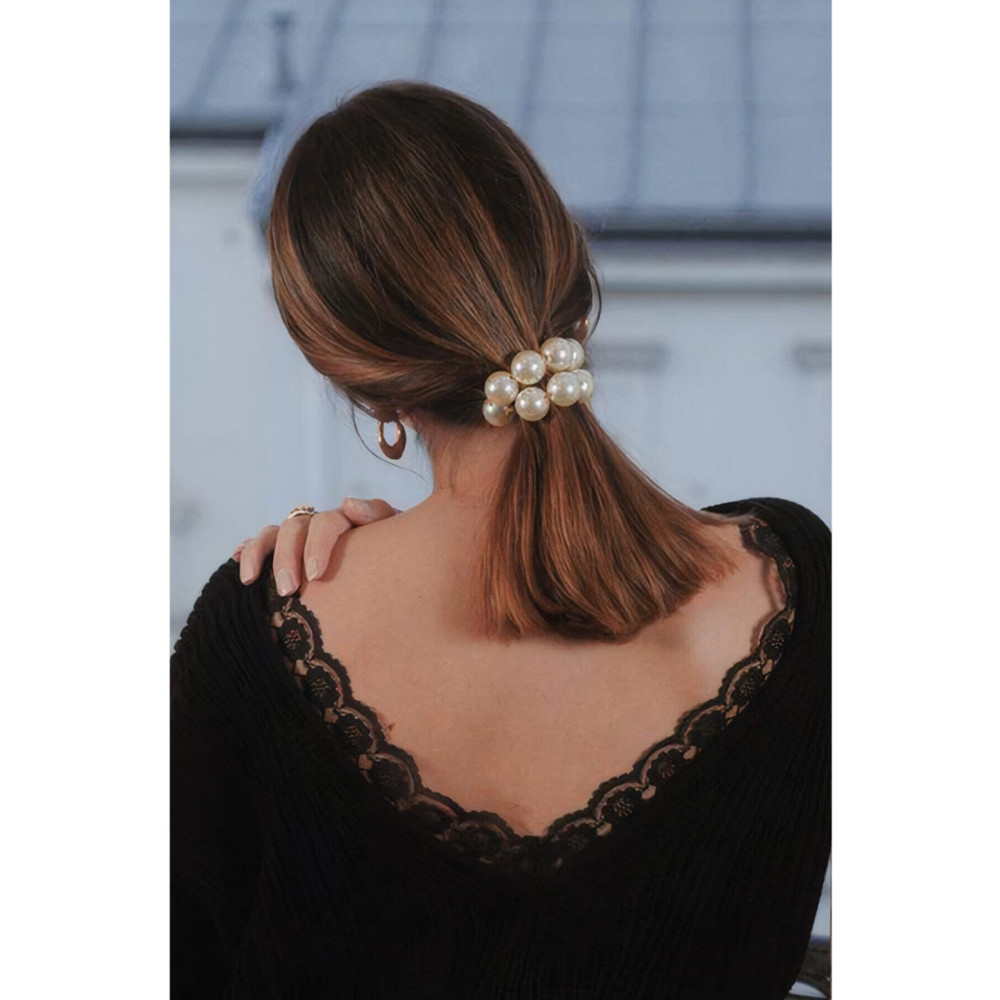 C&E Design Kadın Pearls Inci Esnek Saç Tokası Toka, Taç & Saç Bandı Fiyatı