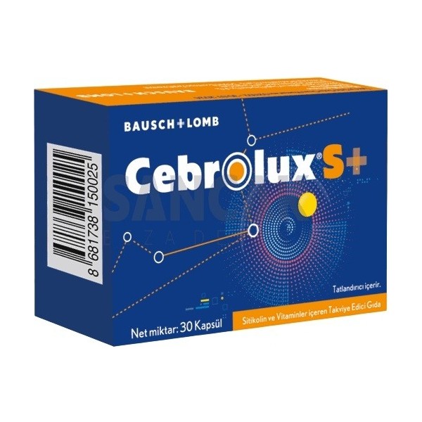 Cebrolux S + Sitikolin Vitamin 30 Kapsül Diğer Fiyatı