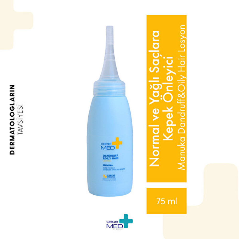 Cecemed Manuka Dandruff Oil Hair Yağlı Kepeek Losyonu 75 ml Saç Bakım Maskeleri & Serumlar & Spreyler Fiyatı