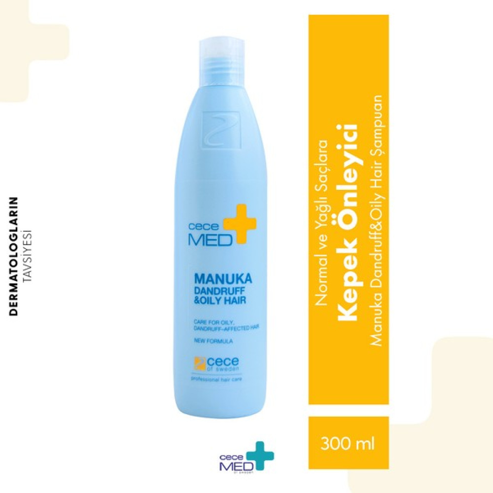 Cecemed Manuka Yağlı Saçlar Için Kepek Önleyici Şampuan 300 ml Şampuan ve Saç Kremi Fiyatı