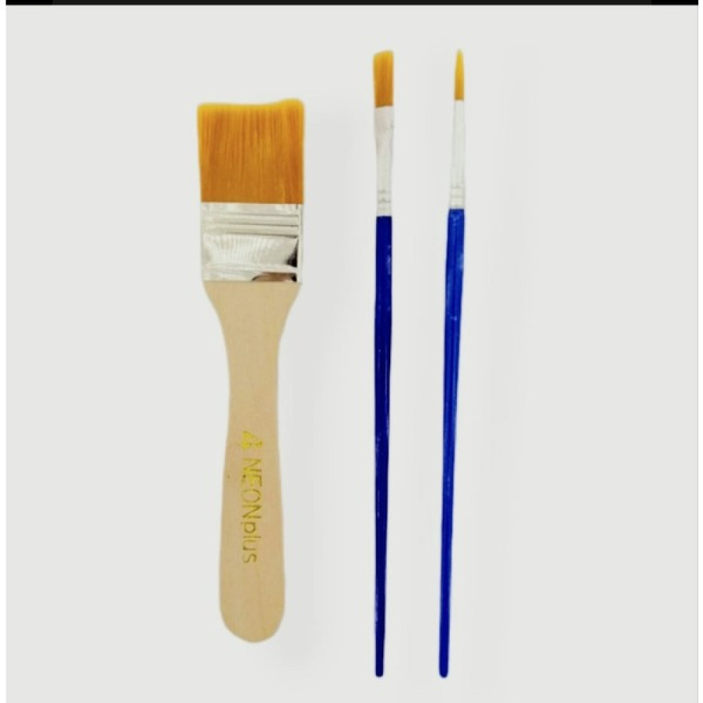 Çeçen Home 3'lü Fırça Seti Neonplus - 07 Turuncu Oto Boyaları Fiyatı