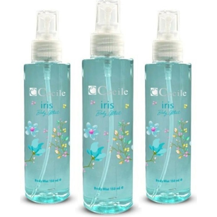 Cecile Body Mist İris 150 ml X3 Ferahlatıcı Unisex Parfüm Seti Parfümler Fiyatı