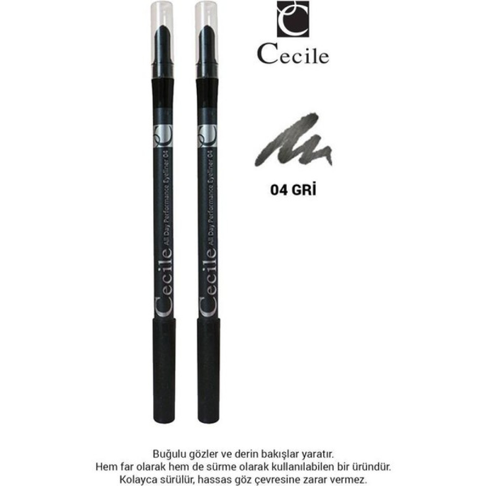 Cecile Eyeliner - All Day Performance 04 X2 Eyeliner Fiyatı