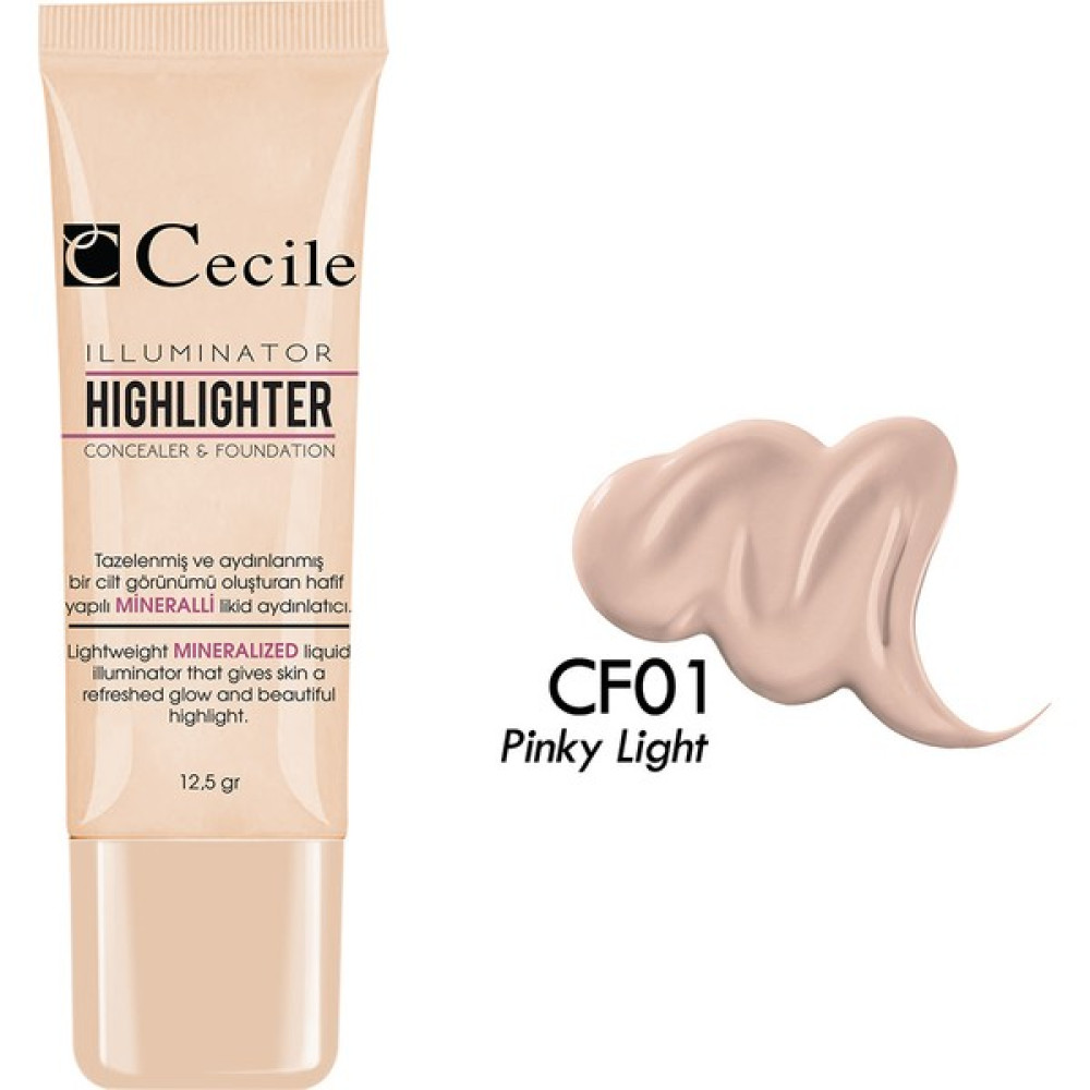 Cecile Göz Altı Kapatıcısı& Fondöten / Concealer Foundation CF01 Concealer Fiyatı