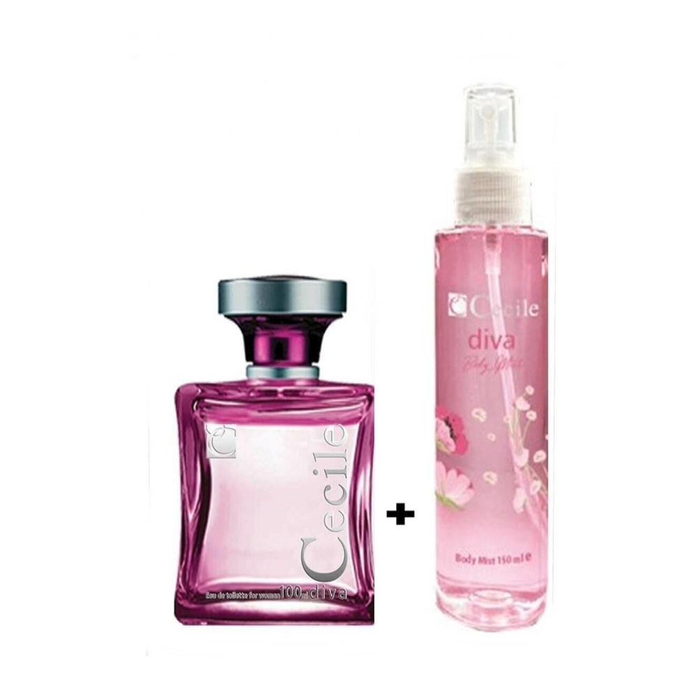 Cecile Kofre Kadın Parfüm 100 ml Body Mist 150 ml Diva Parfümler Fiyatı
