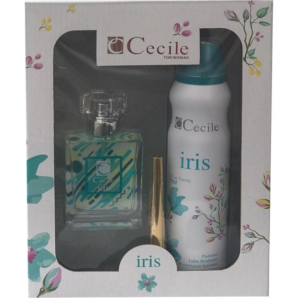 Cecıle Parfüm Set Bayan Iris Edt 55ml+ Deo 150ml Parfümler Fiyatı
