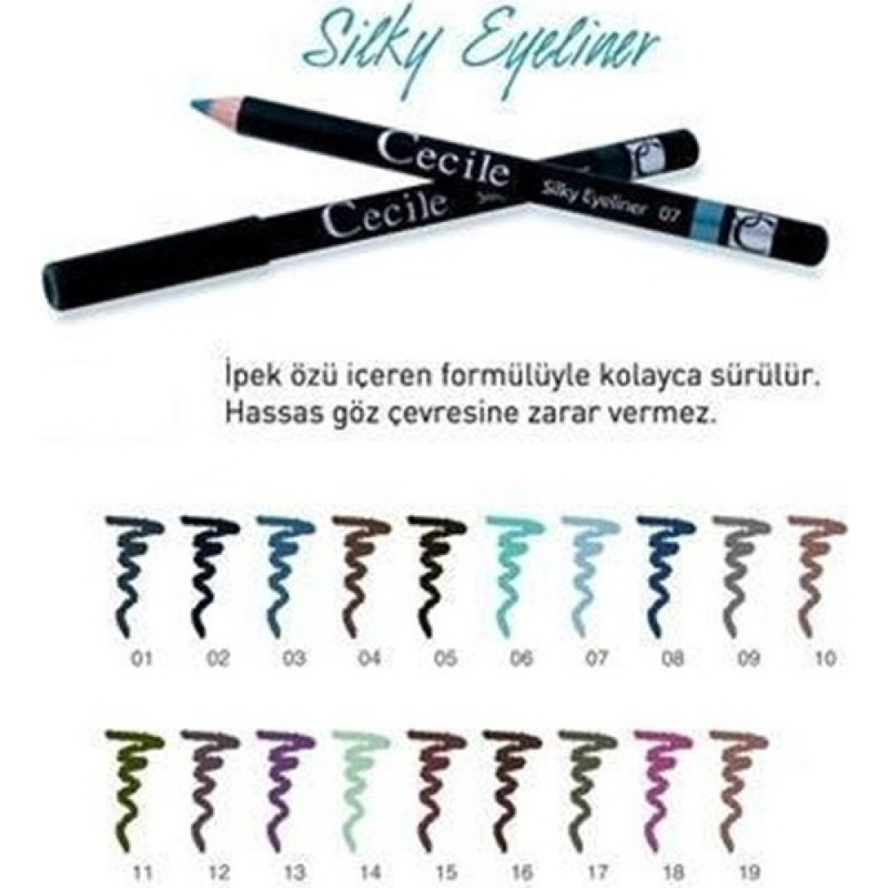 Cecile Silky Eyeliner Göz Kalemi 07 Eyeliner Fiyatı