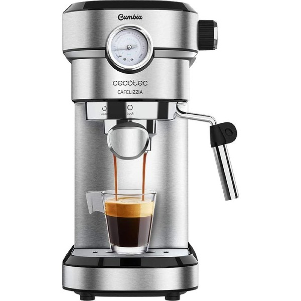 Cecotec Cafelizzia 790 Steel Pro Express Kahve Makinesi. Paslanmaz Çelik, Termoblok Sistem, 20 Bar, 1 ve 2 Kahve Için Otomatik Mod, Ayarlanabilir B... Kahve Makineleri Fiyatı