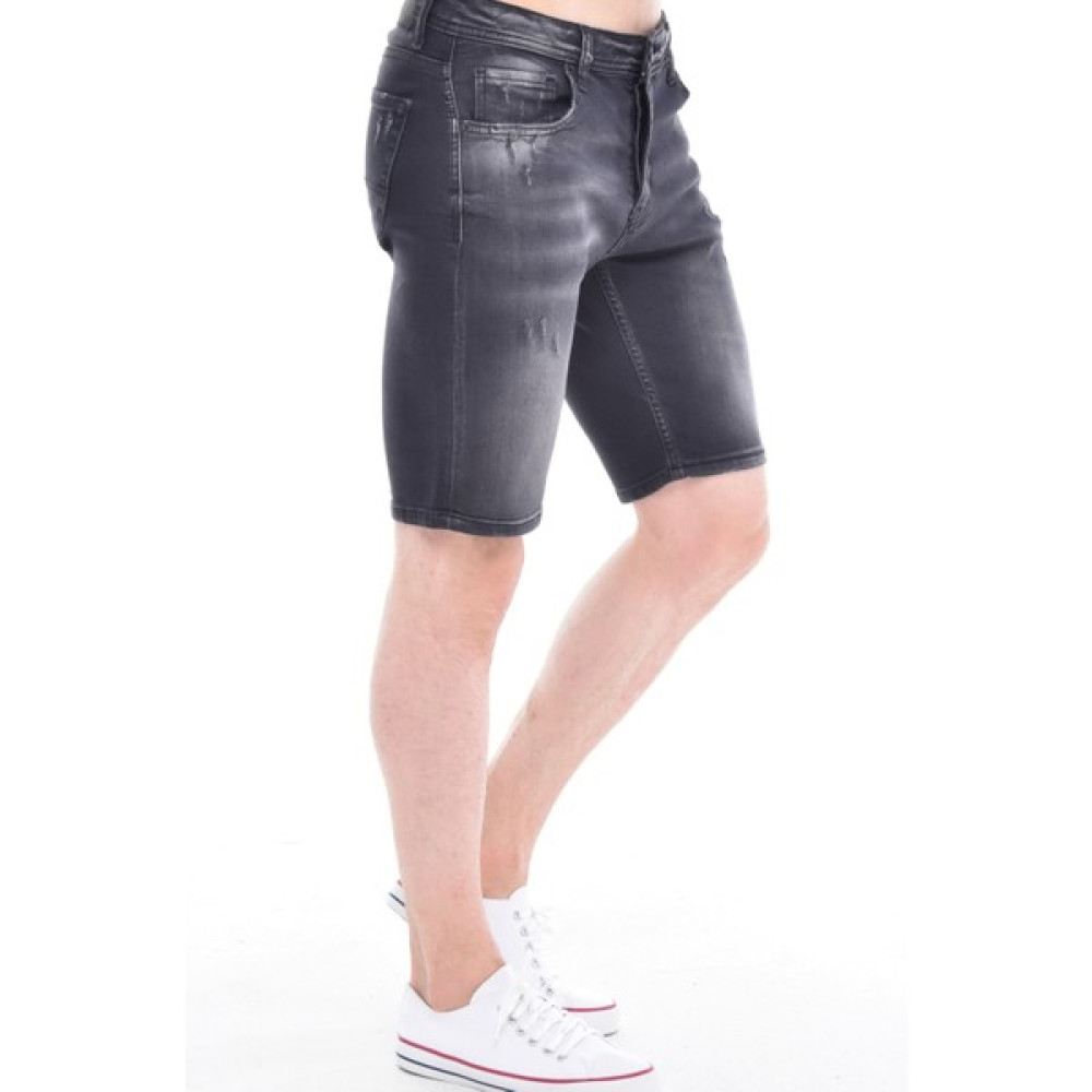 Cedy Denım Erkek Havana Antrasit Yıpratmalı Kot Şort Slim Fit Jean Şort C342 Erkek Şort Fiyatı