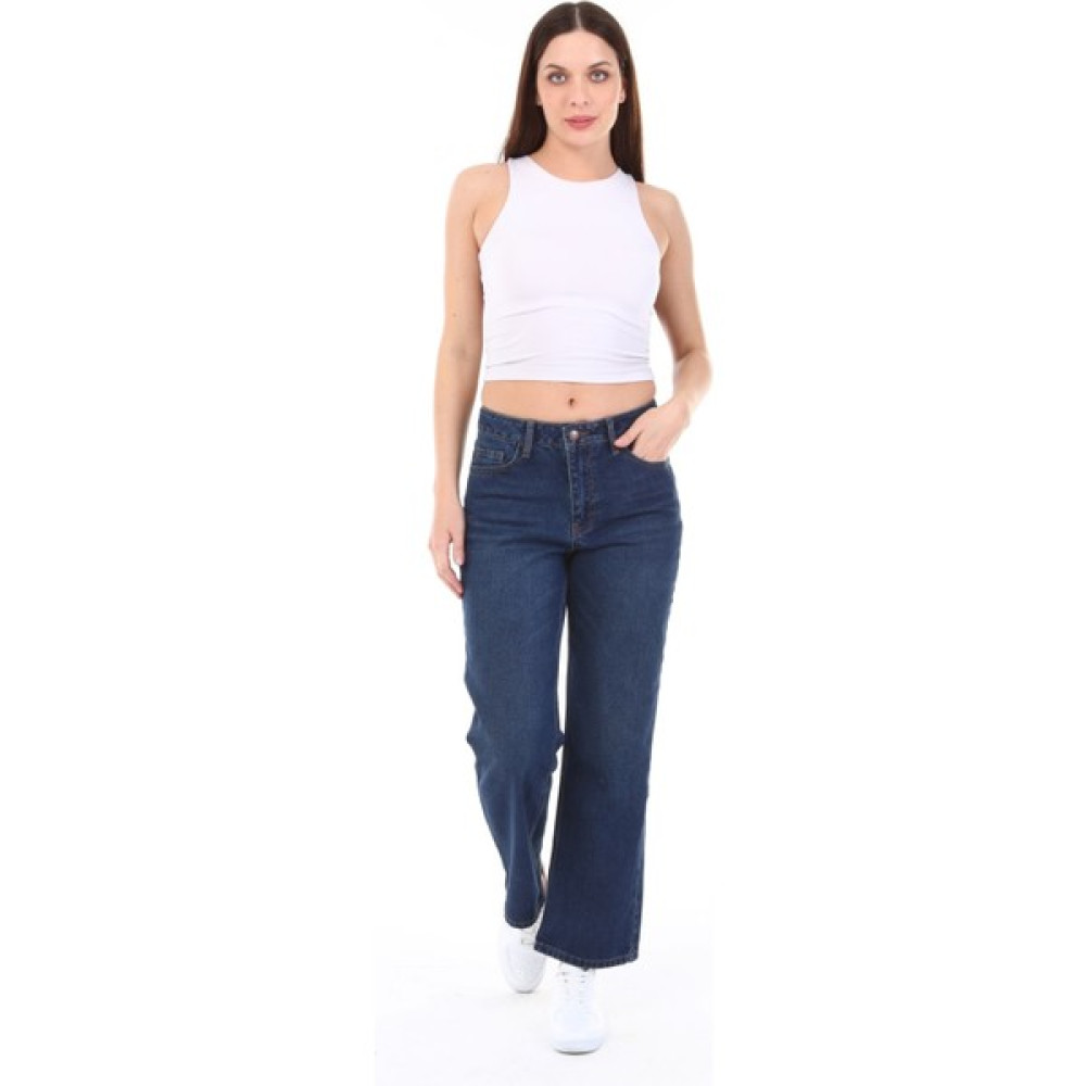 CEDY DENIM Kadın Yüksek Bel Salaş Kot Pantolon Büyük Beden Jean - C602 Kadın Pantolon Fiyatı