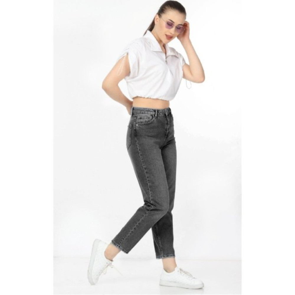 CEDY DENIM Kadın Yüksek Bel Soho Boyfriend Jean C599 Bayan Jeans / Kot Pantolon Fiyatı