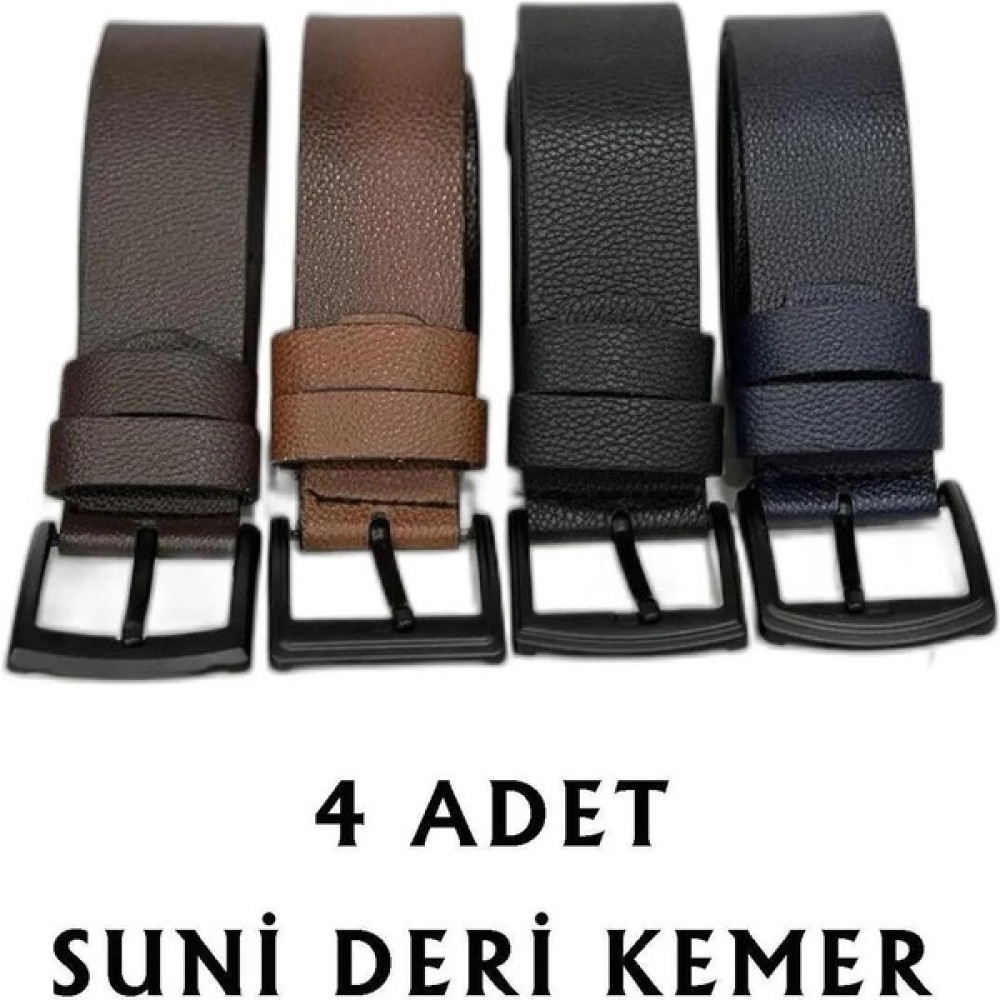 Cedy Denım Kaliteli Suni Deri, Spor Kemer 4 Renk C-2002 Erkek Kemeri Fiyatı