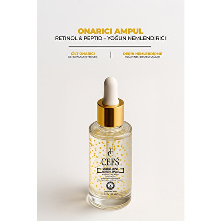 Cefs Cilt Bariyer Onarıcı Kolajen Yaşlanma Karşıtı Yenileyici Cilt Ampul Serum 50 ml Diğer Fiyatı