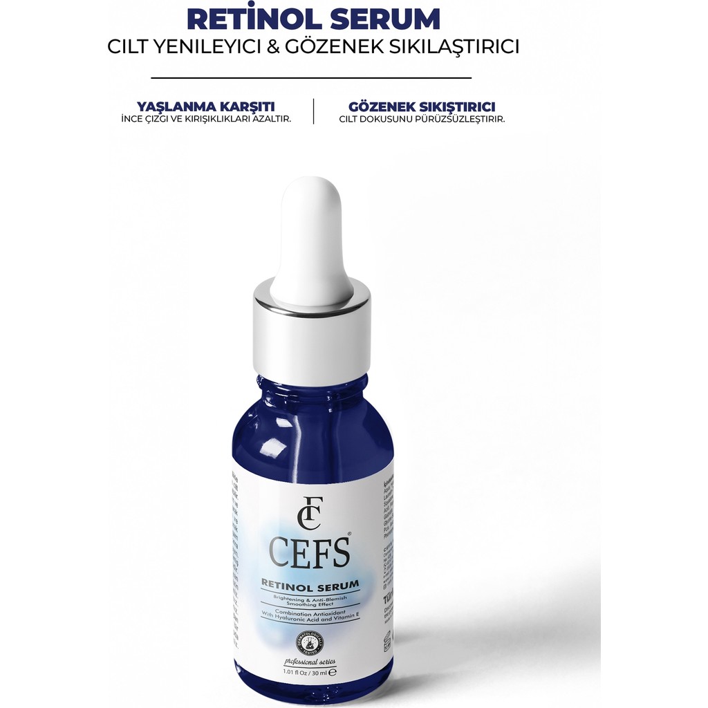 Cefs Kırışıklık Karşıtı, Onarıcı Retinol (A Vitamini) Gece Serumu 30 ml (1% Retinol + Ceramide) Diğer Fiyatı