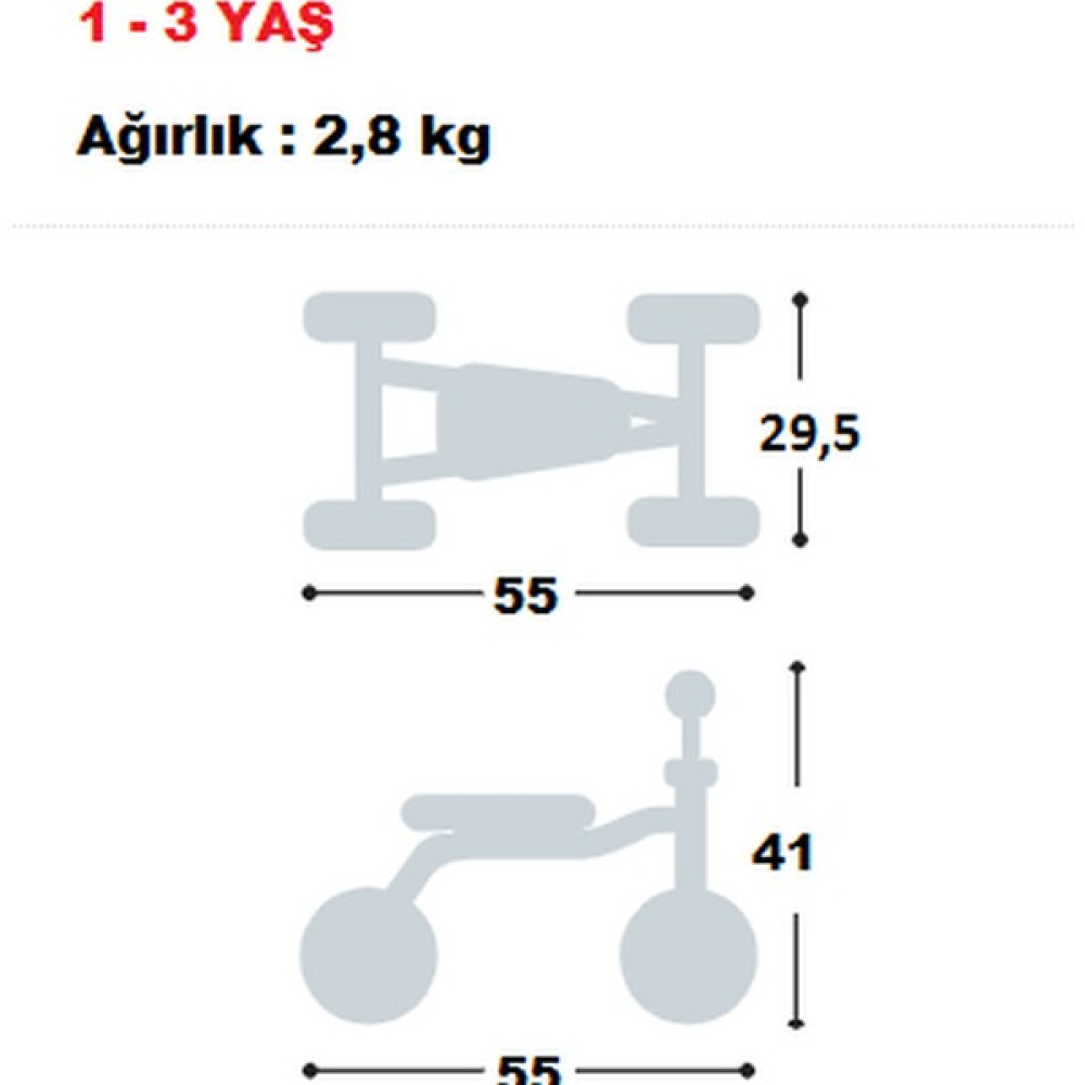Cega Bebek CPB-01 İlk Adım Pedalsız Denge Çocuk Bisikleti Sarı Açık Hava, Deniz ve Spor Oyuncakları Fiyatı