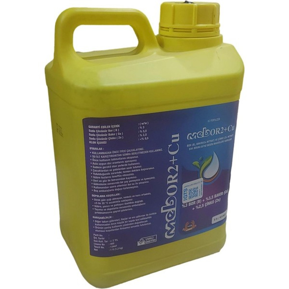 Cegel Ziraat Meb Mebor 2 Cu Yaprak Gübresi 5 Litre Gübre Fiyatı