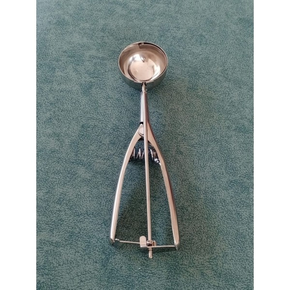 Çek Bırak Dondurma Kepçesi, Makaslı Dondurma Kaşığı, Metal Kurabiye Kalıbı, Helva Servis Kaşığı - Açık Gri Çatal / Kaşık / Bıçak Takımları Fiyatı