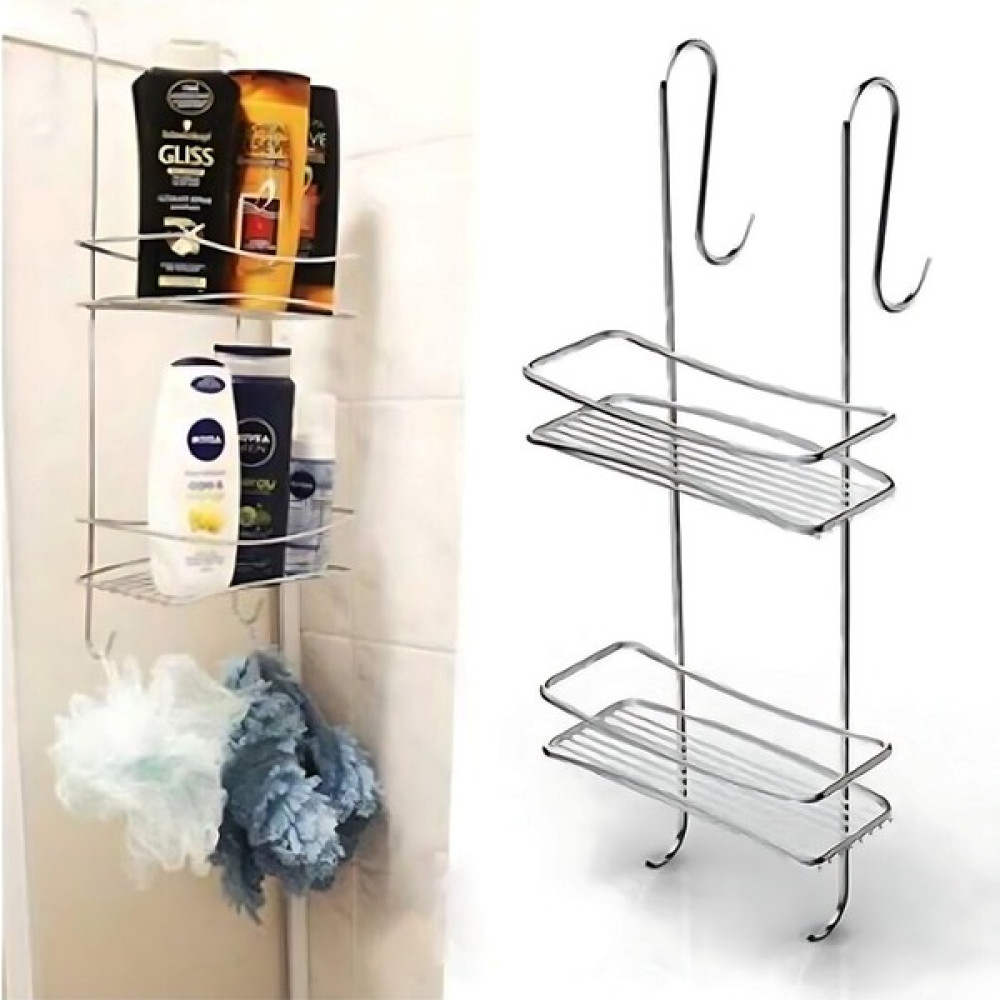 Cekave Askılı - 2 Katlı Duş Kabin Havlupan Rafı (4202) Banyo Rafı Fiyatı