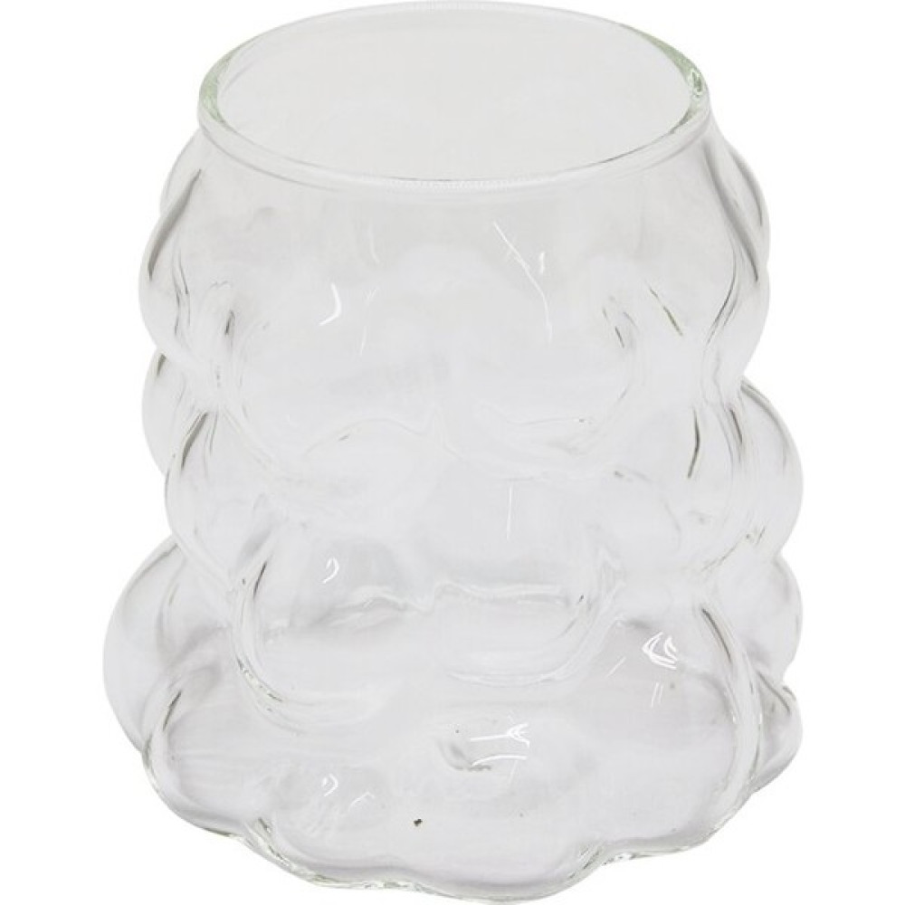 Cekave Boncuklu - Boğumlu Cam Bardak 340 Ml Kahve - Sunum - Meşrubat ( - Siyah Fincan / Bardak / Kahve Takımı Fiyatı