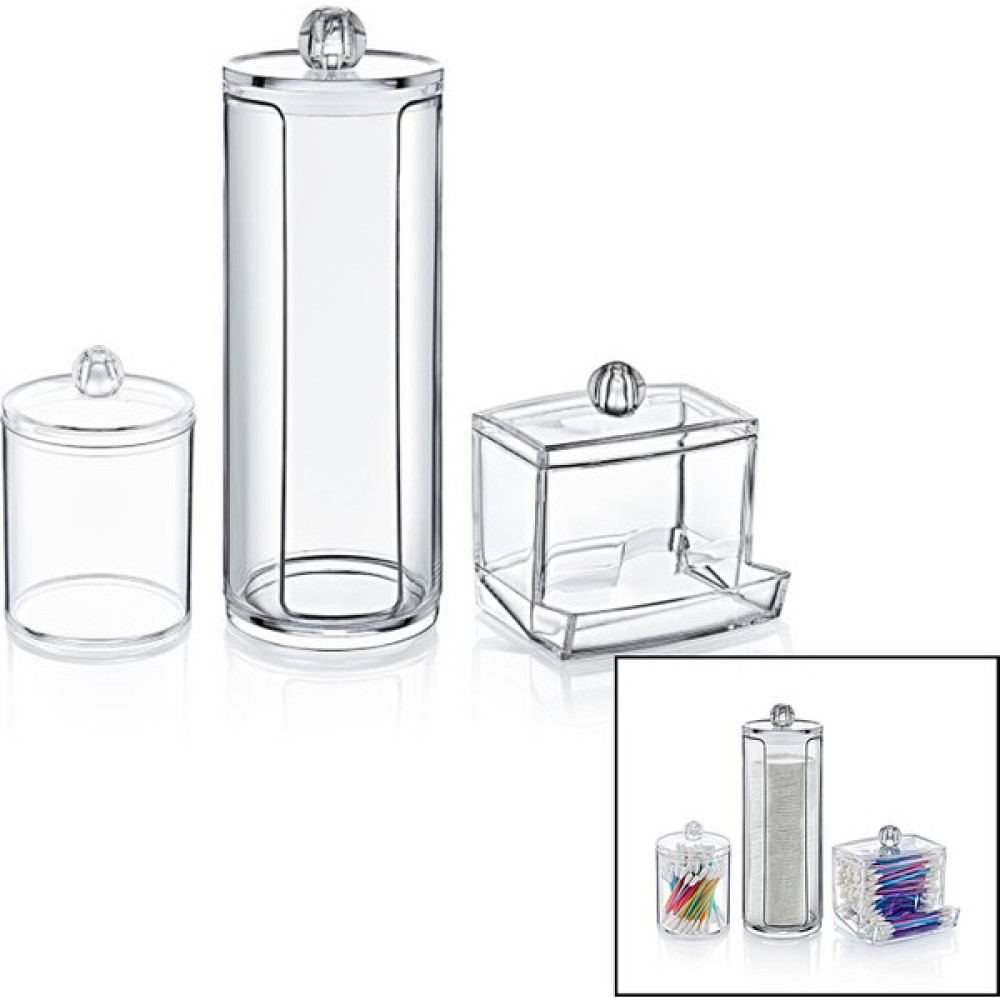 Cekave Disk 3lü Makyaj Organizer Set (4202) Dresuar / Makyaj Masası Fiyatı
