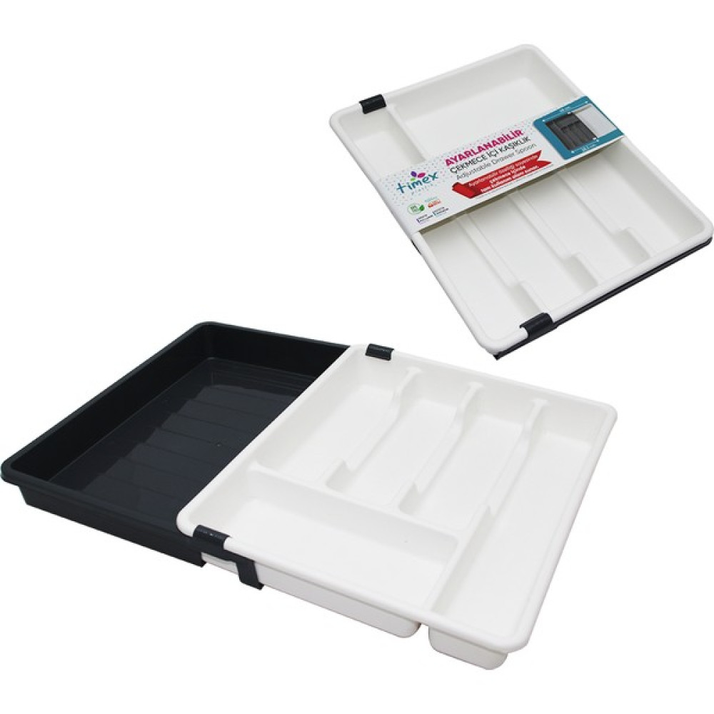Cekave Kayar Kaşıklık Ayarlanabilir Çekmece Içi 48X28,5CM (4202 Pratik Mutfak Gereçleri Fiyatı