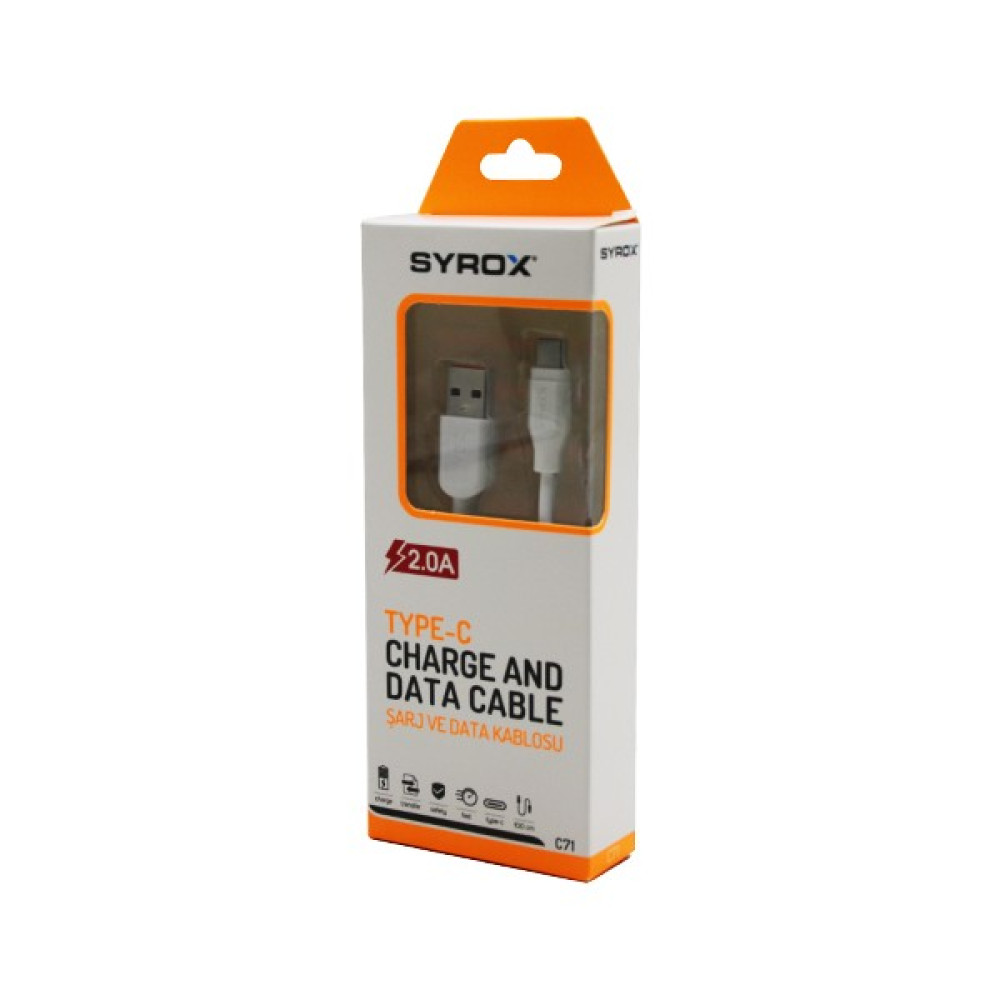 Cekave Typc-E USB Samsung 2.0A Şarj - Data Kablosu 1mt C71 (4202) Cep Telefonu Şarj Cihazı Fiyatı