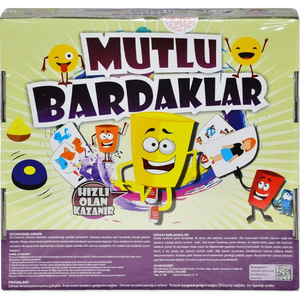 Çekirdek Zeka Mutlu Bardaklar Kutu Oyunu Oyun & Hobi Fiyatı