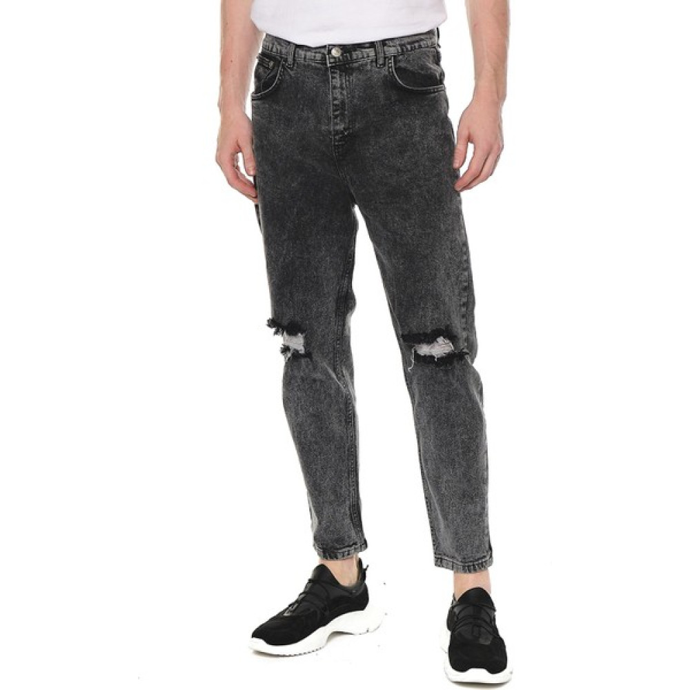 Cekmon Dizi Yırtıklı Bol Kesim Erkek Kot Pantolon Erkek Jeans / Kot Pantolon Fiyatı