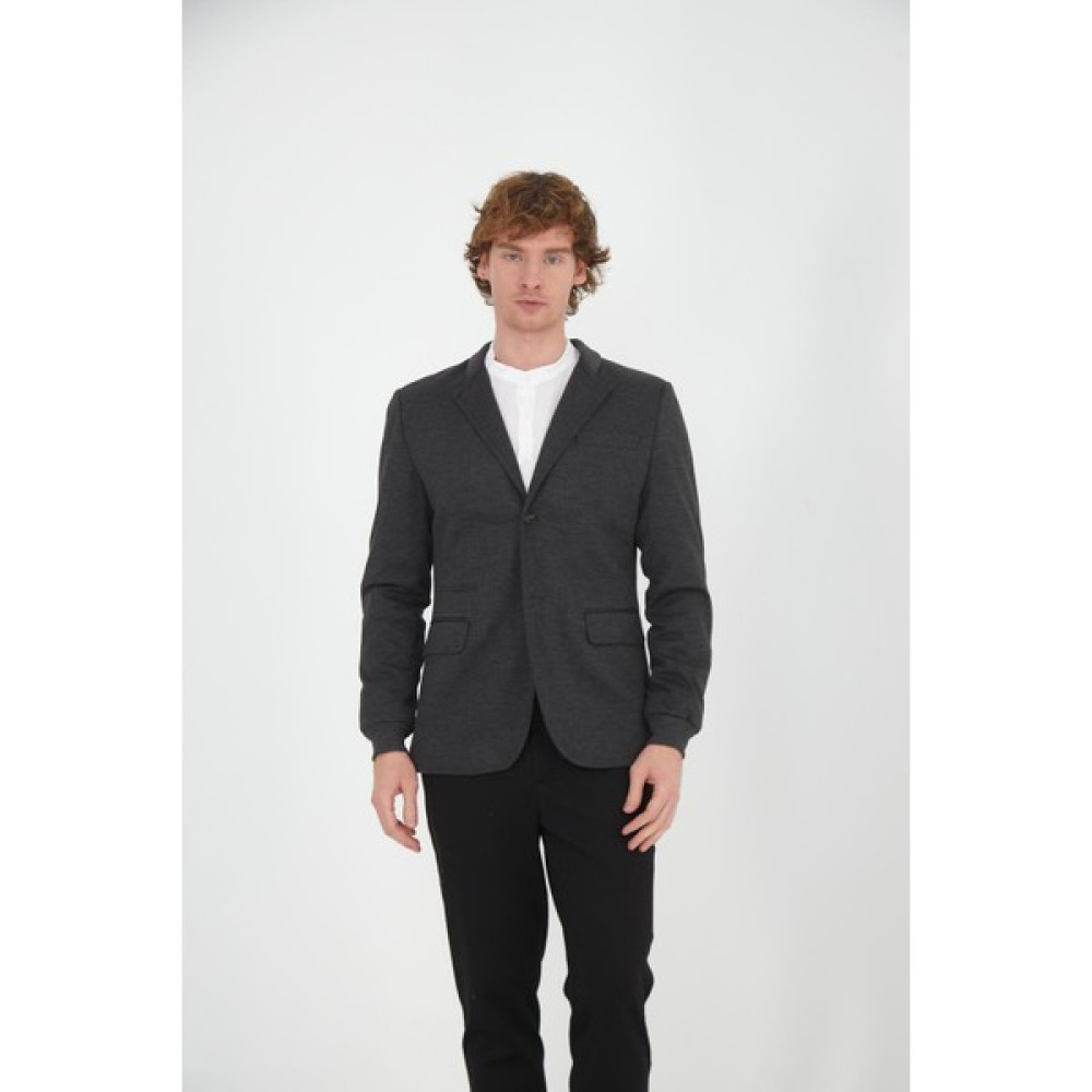 Cekmon Erkek Regular Fit Düğmeli Çok Cepli Blazer Rahat Spor Ceket Erkek Ceket Fiyatı