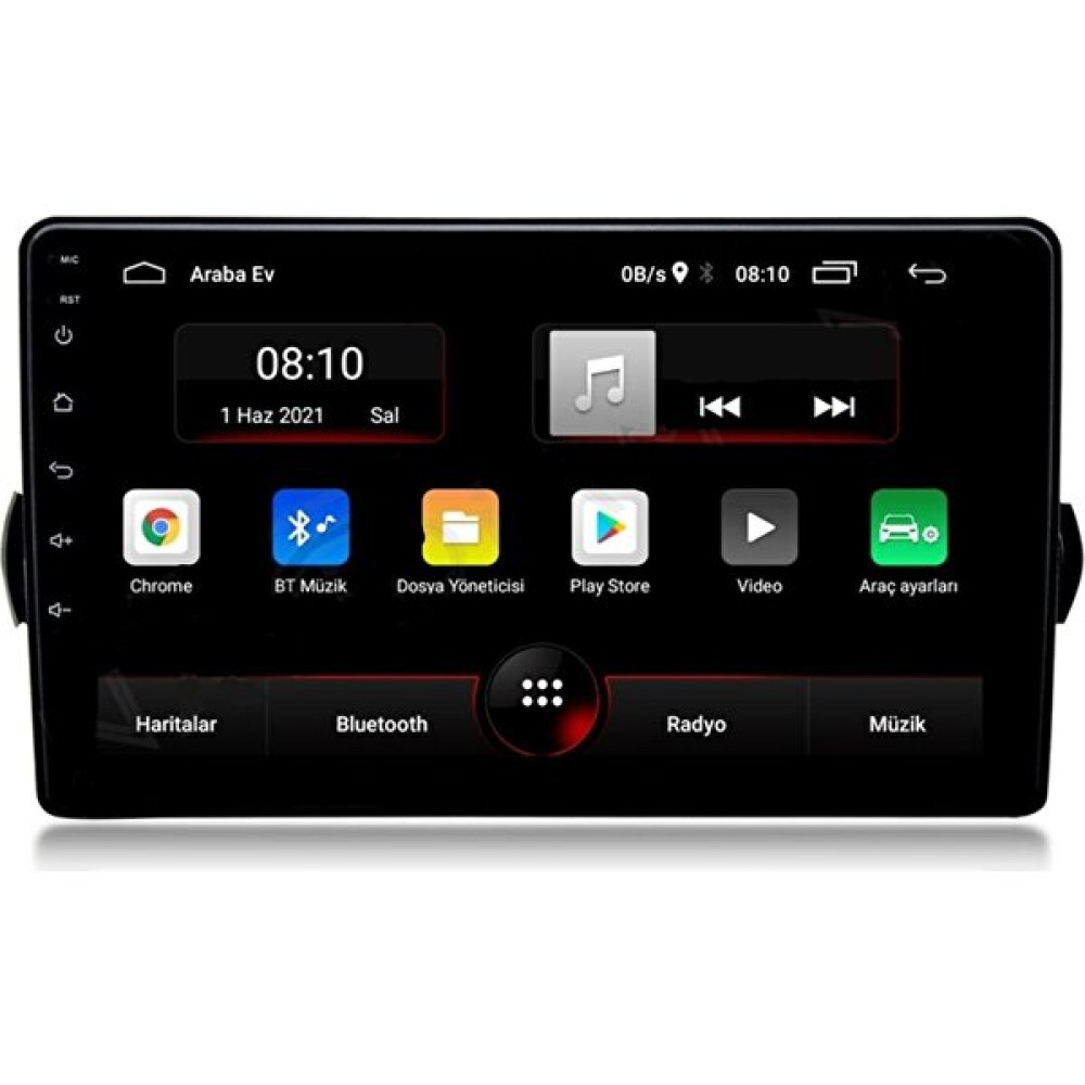 Celali Tuning Fiat Egea Android 12 Carplay Navigasyon Multimedya - 2gb Ram 32GB HDD - Renkli Oto Görüntü Sistemleri Fiyatı