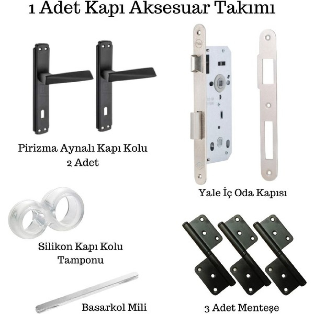 Çelebi Aynalı Piramit Iç Oda Kapı Kolu Takımı (Kilit + Menteşe Dahil) Oto, Bahçe, Yapı Market Fiyatı
