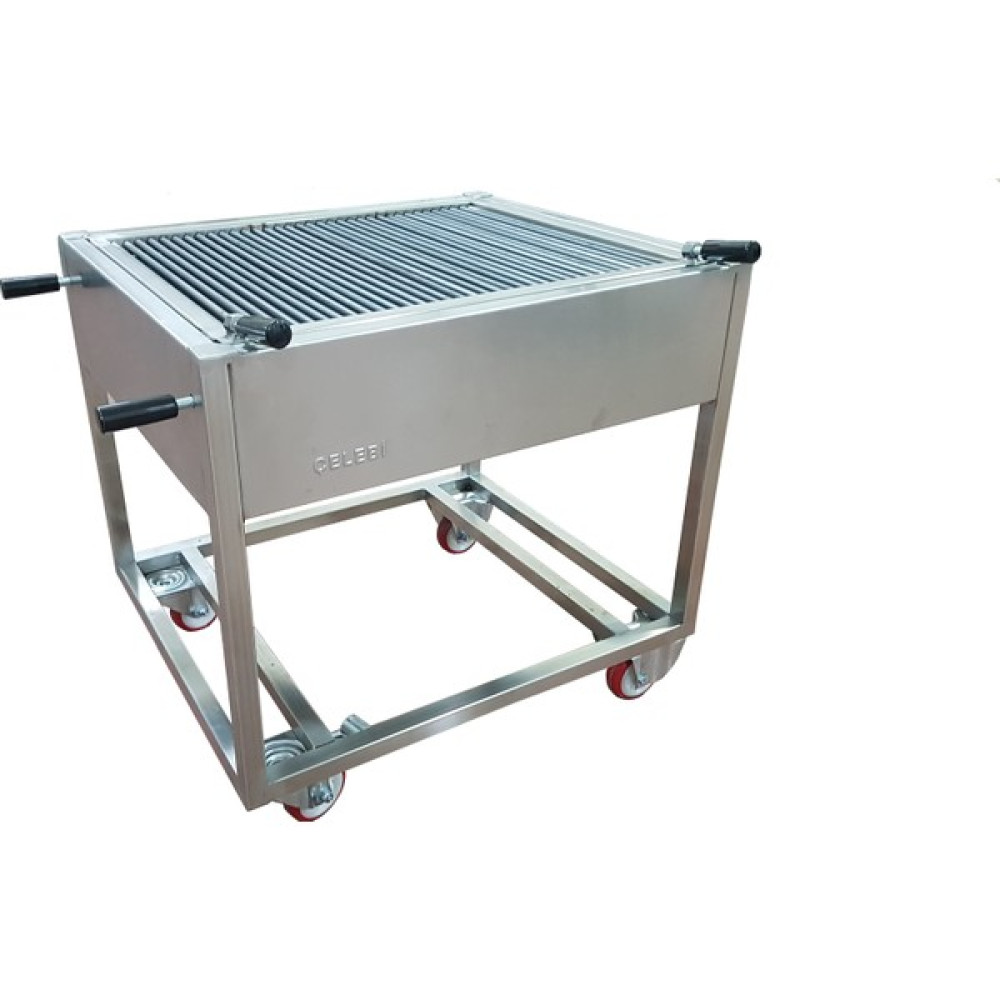 Çelebi Tekerlekli Profesyonel Krom Mangal Barbekü Bahçe Mangalı & Barbekü Fiyatı